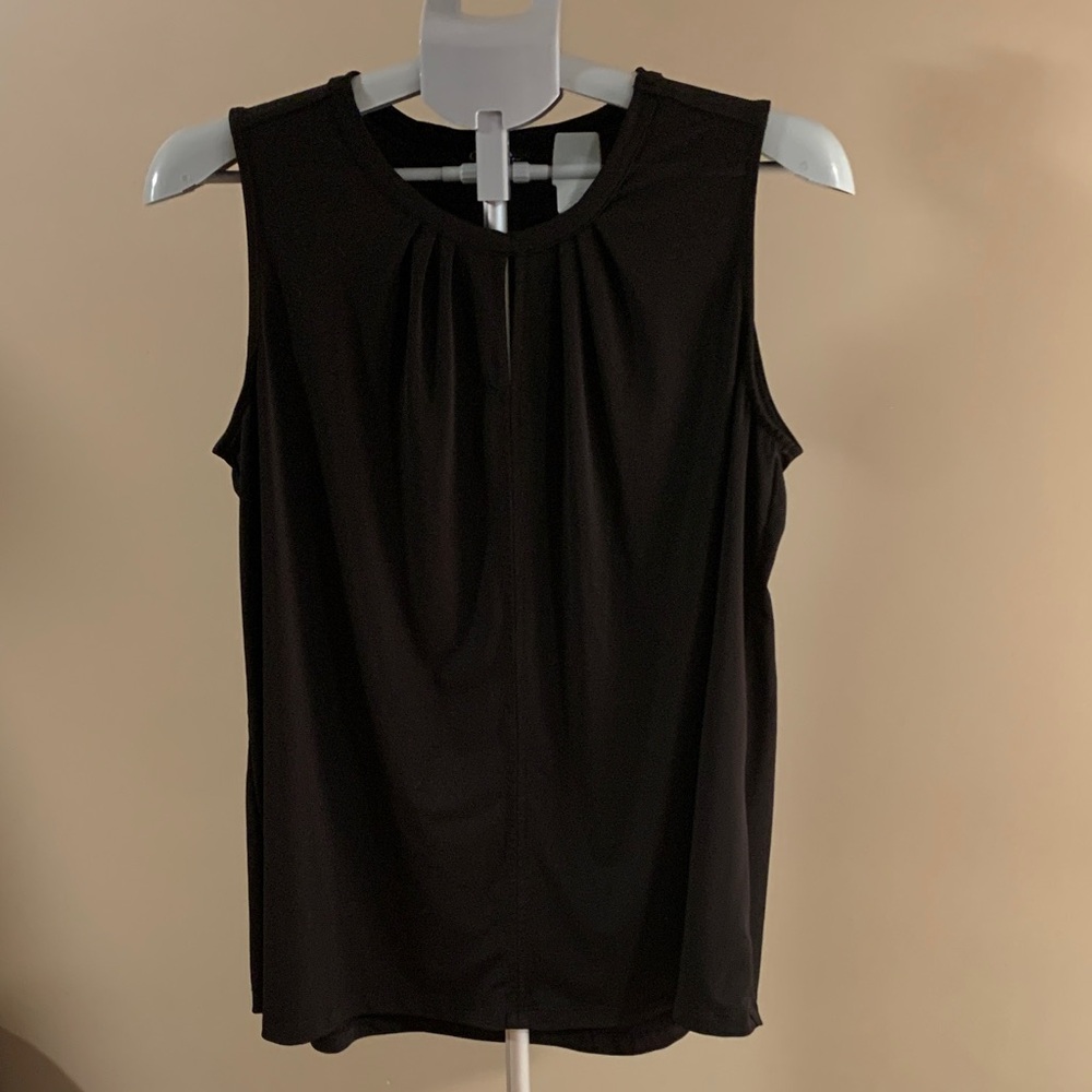 George Black Sleeveless Blouse large sleeveless